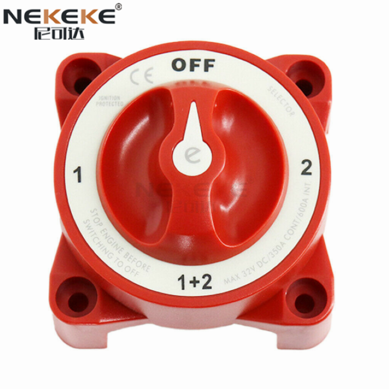 MT081 300A Continuous Current IP66 Waterproof Ignition Protected Marine Battery Isolator Switch Dual Circuit