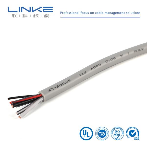 Fil de cuivre en conserve isolé UL 2587 câble en PVC blindé câble de conducteur à chaîne flexible fil de plomb moteur
