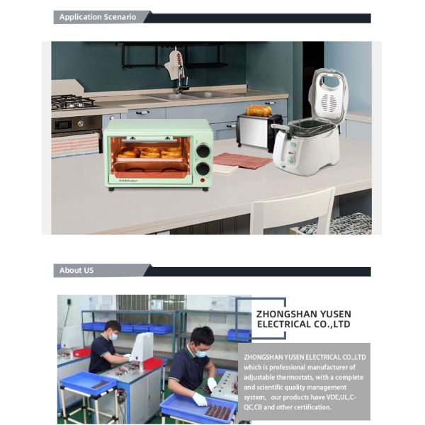 Бытовой электрический обогреватель тепловой переключатель 125v16a с регулируемым железным термостатом KST