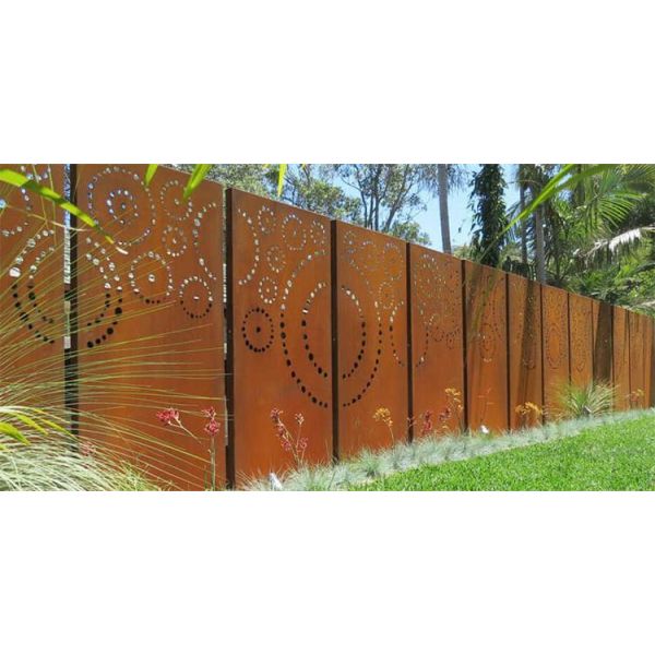 Картины спирали экрана Heigh 180cm панель экрана Corten декоративной Oxy стальная спиральная