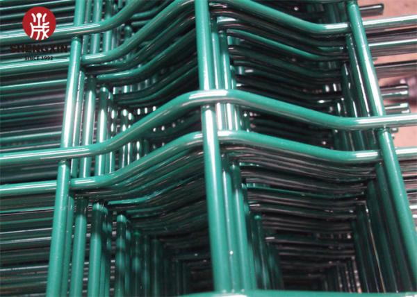 RAL6005 55x100mm 3D Mesh Panel Welded Metal Fence Panels