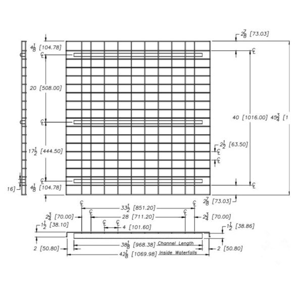 Powder Coating Wire Mesh Decking Pallet Rack 1000kg Mesh Gauge