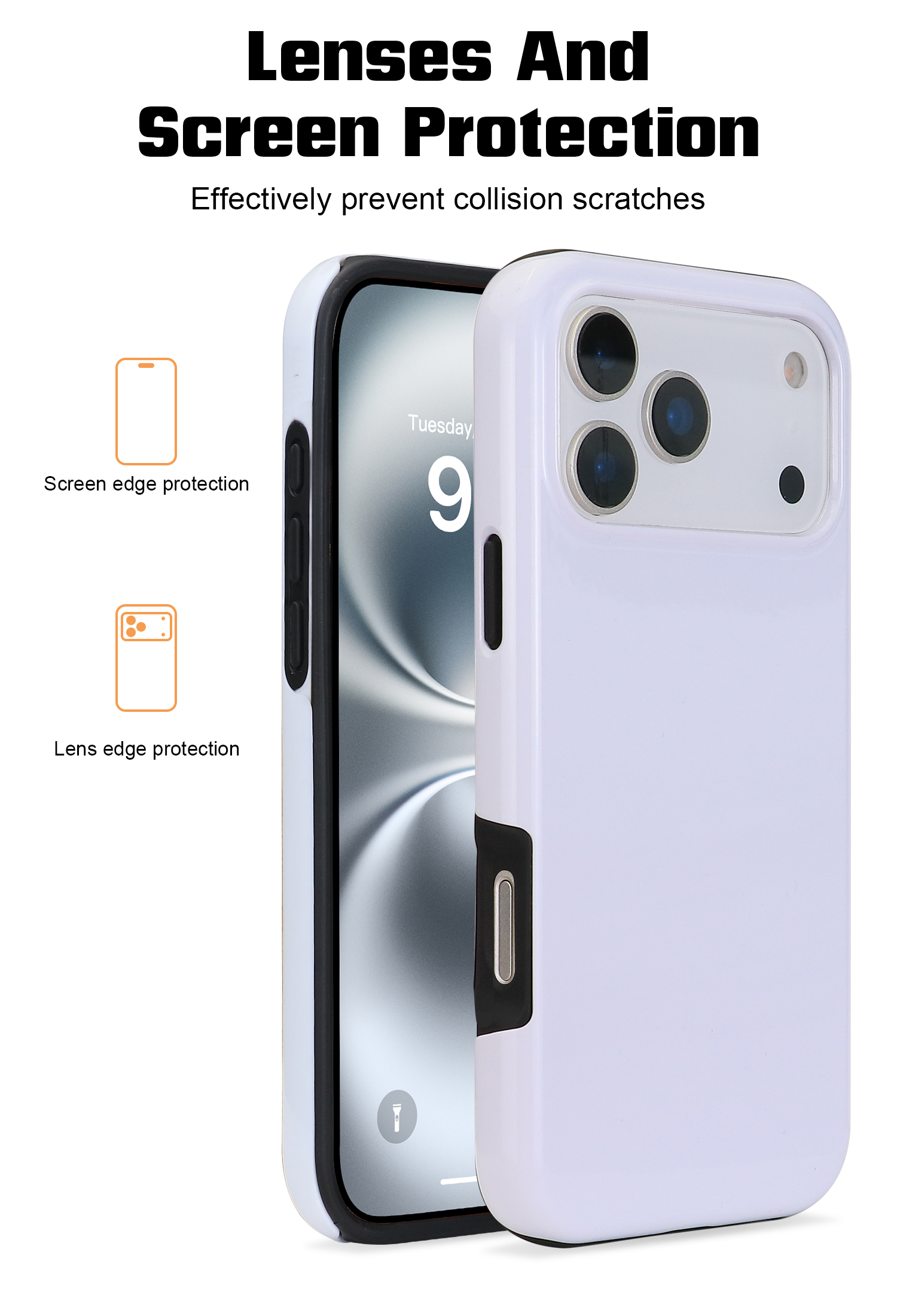 3D Sublimation Phone Case with 5m Drop Protection Built-in MagSafe and Interchangeable Artwork for iPhone Samsung