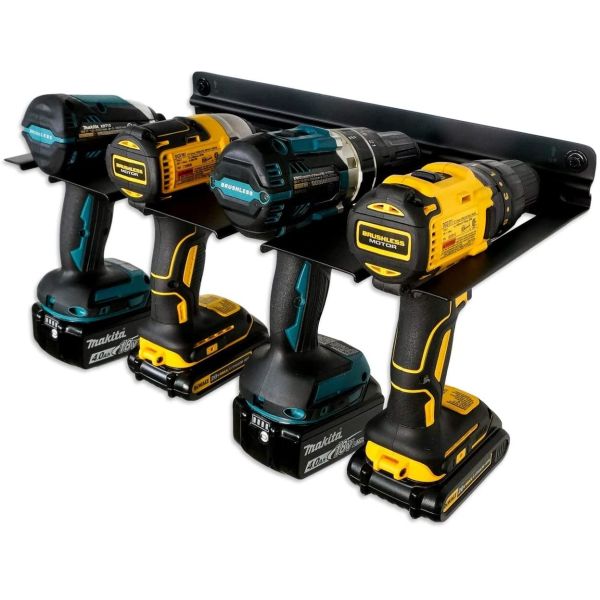 Garage Cordless Power Tools Organizer Electric Drill Storage Holder Rack for Home Workshop Shed