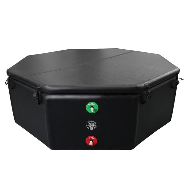 Polygon Foldable Ice Bath Tub 3m Big Inflatable Pool For 2HP Chiller Capacity