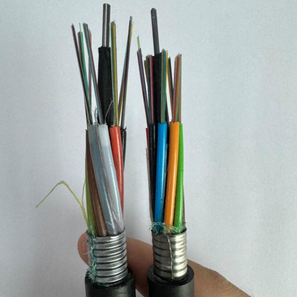 GYTA Factory Price Armored Aluminum Tape Outdoor Fibre Optic Cable For Direct Burial