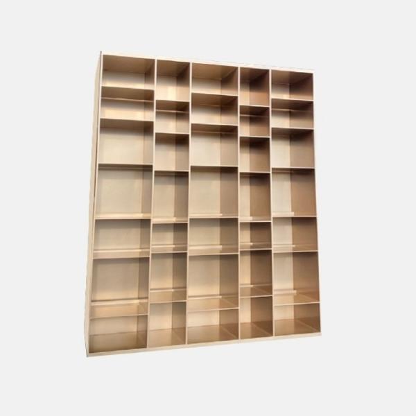 Standing Modern Bookshelf Room Dividers Stainless Steel Indoor