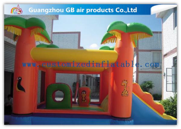Kids Bounce House Inflatable Patrol Jumping Castle With Slide Combo For Party