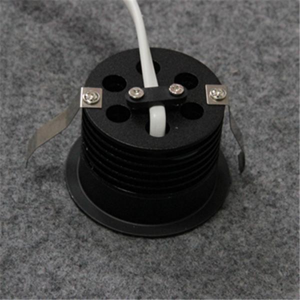 black/white led spotlight dimmable 6w with citizen/cree/bridgelux cob chip
