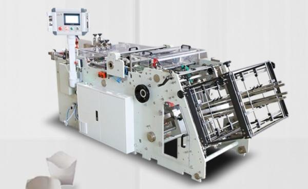 Ecoo 8w máquina de fazer caixas de papel máquina de erguer cartões de fast food