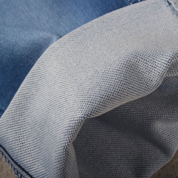 Double Layer Imitate Knit Special Weaving Denim Fabric High Quality for Jeans Manufacturers