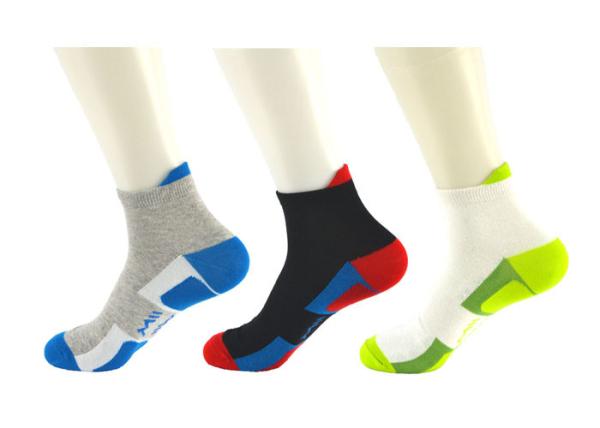 Colorful Elastane Sports Ankle Socks With Breathbale Anti - Slip / Anti - Foul Materials