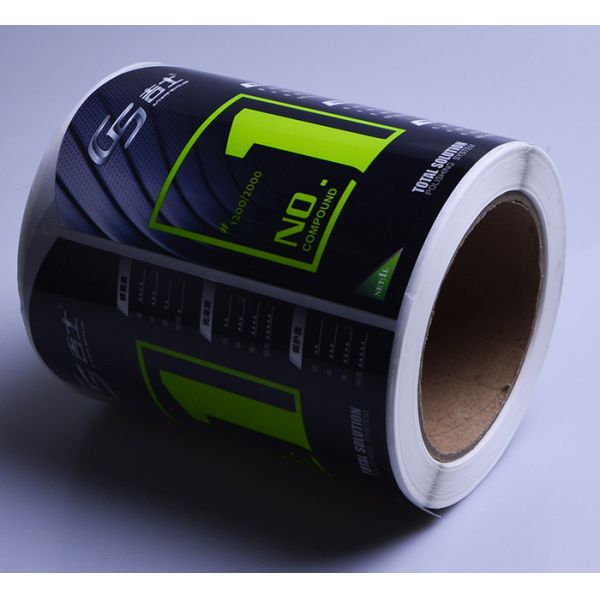 Manufacturer Custom adhesive plastic roll labels stickers for Packaging