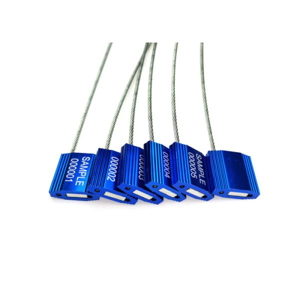 Customized 3.5mm Diameter Cable Security Seals With 12.8KN Tensile Strength