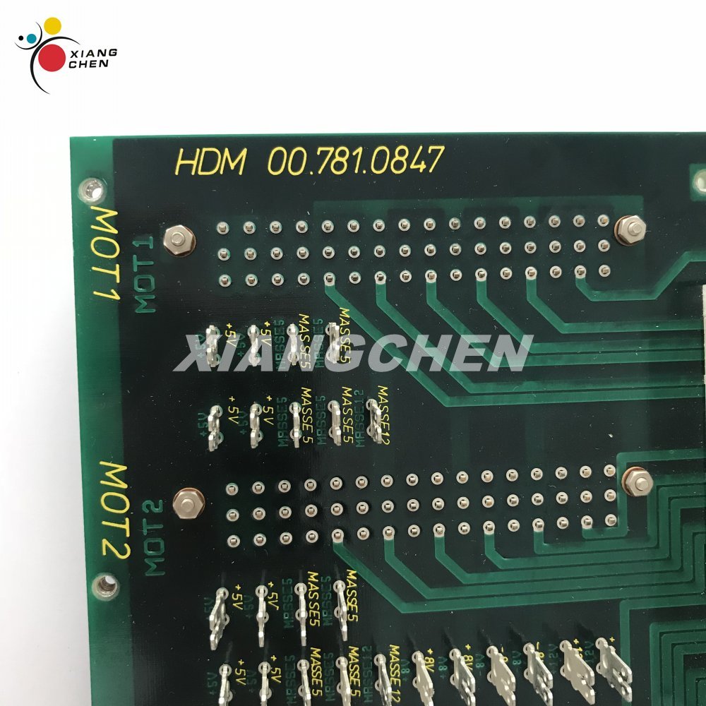 Original 00.781.0847 Backplane Printed Circuit Board Electronic Board for Heidelberg Offset Printing Machine Parts