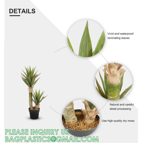 Giant Agave Fake Plant-52-Inch Faux Succulent, Fits With Southwestern Decor And Cactus Artificial Plants