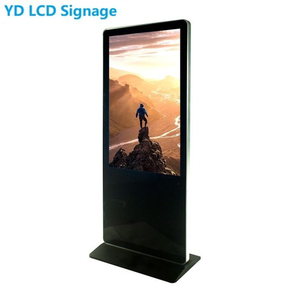 55inch Floor Standing Touch Screen Kiosk , LCD Digital Signage For Advertising Player
