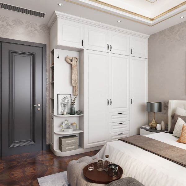 High Quality Customize Wardrobe Home Furniture Wooden Modern Design Master Wardrobe