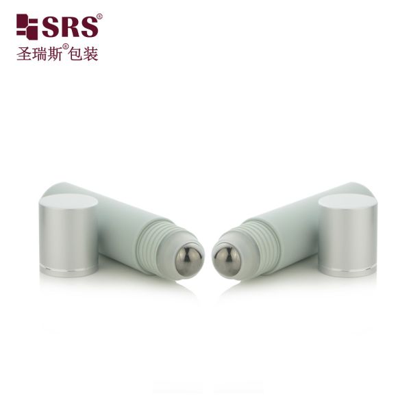 RPA(S) 30ml Cylinder Deodorant Roll On Bottles With Silver Metal Screw Cap