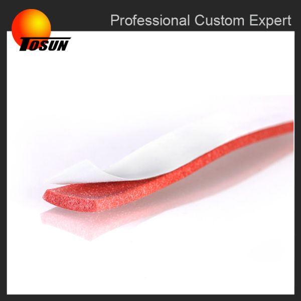 Adhesive silicone sponge sealings