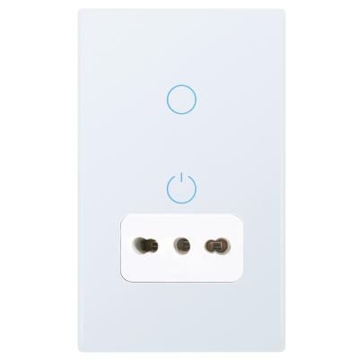 Residential 1 Gang Wifi Switch Socket Italian Standard Plug Type