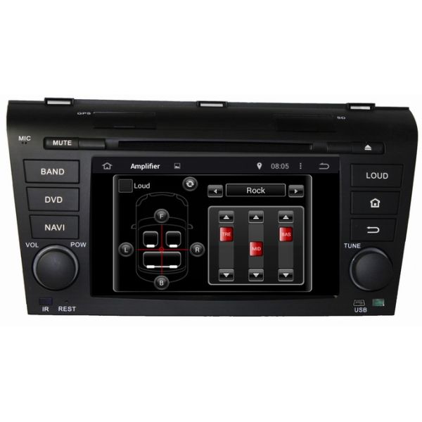 Ouchuangbo Car Radio Multimedia Kit Stereo DVD Player Android 4.4 for Mazda 3 2004-2009 OCB-7003D