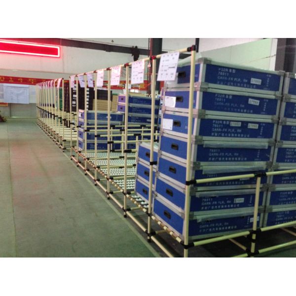 Heavy Duty Steel Pipe Racking System Storage PE Pipe Shelves For Electronic Warehouse