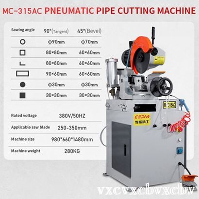 Automatic Hydraulic Pipe Cutting Machine Stainless Steel Angle Iron Shearing Equipment Round Tube Shearing Machinery for Cut