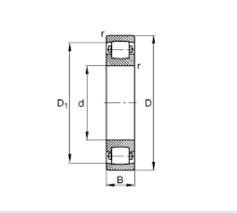 Brass Cage Single Row Spherical Roller Bearing 20219M 20222M 20224M 20226M