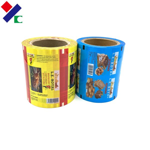 Flexible Plastic Sachet Metallic Food Packaging Film Roll Spice Powder Custom Printed