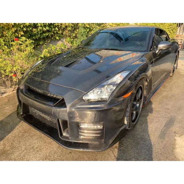 Carbon Fibre Gtr Body Kit GTR R35 Carbon Fiber Hood LB Style