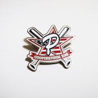 Nickel Finishing Popular US Baseball Club Lapel Pin para los eventos del juego de béisbol