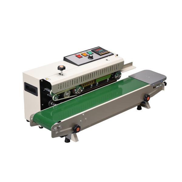 FR-900 Continuous Aluminum Bag Band Heat Sealer Sachet Heating And Sealing Machine For Small And Medium Batch Production
