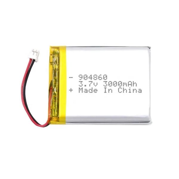 Rechargeable 3.7V 3000mAh Lithium Polymer Battery 904860 Model High Capacity LiPo Battery