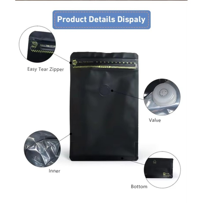 Eco Friendly Coffee Degassing Valve High Durability Coffee Bag Degassing Valve PE PA Compatible