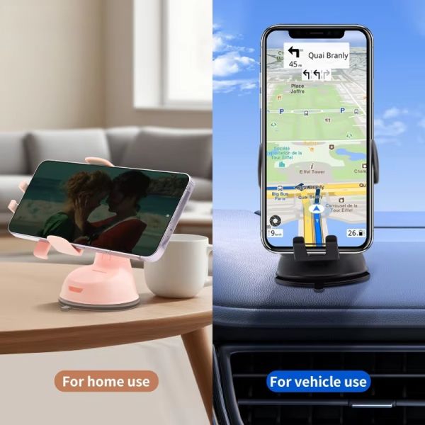 Osculum Type Sublimation Phone Stand Blanks Vehicle-Mounted Sublimation Blank Mobile Bracket Phone Holder With Aluminum Sheet