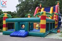Château gonflable gonflable avec diapositives