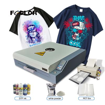 FCOLOR Mini Oven with 4 Lamps Digital Dtf Powder Curing Even Heating PET Film