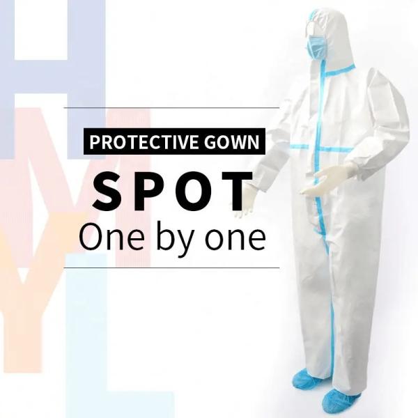 O controle descartável da infecção do PPE de SMS sere o vestido cirúrgico protetor do isolamento da segurança
