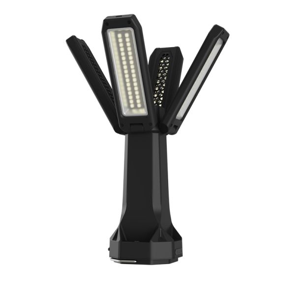 Lighting And Circuitry Design 16000mAh Magnetic Foldable LED Camping Light Four Leaf Lighting Solutions Outdoor Adventures
