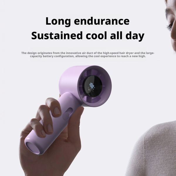 3000mAh Battery Mini Portable Silent Blower Fan Waterproof For High Speed Cooling