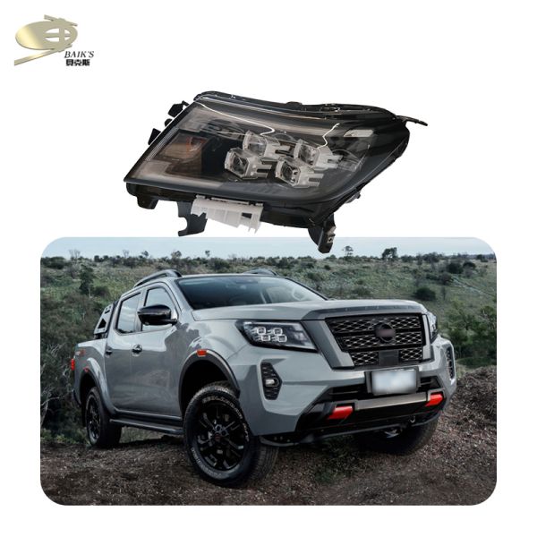 Chrome Car Front Lamp Led Head Light For Navara Np300 2020 2021