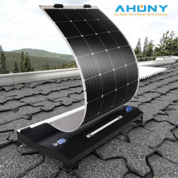 50W Flexible Solar Panels and Anti-slippery ETFE Surface for Boat Marine Yacht Cell Array 2*18 Customization Accepted