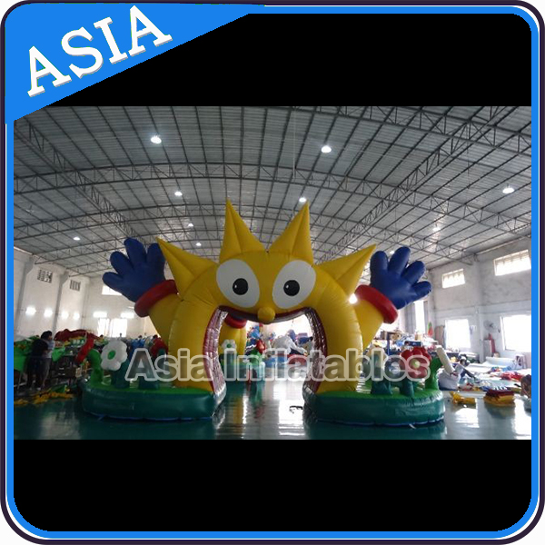 Opening Celebration Arch Inflatable For Advertisement , Advertising Inflatables
