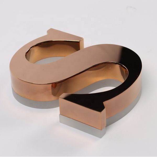 Знак в гостиничном номере с подсветкой от нержавеющей стали для индивидуального дизайна