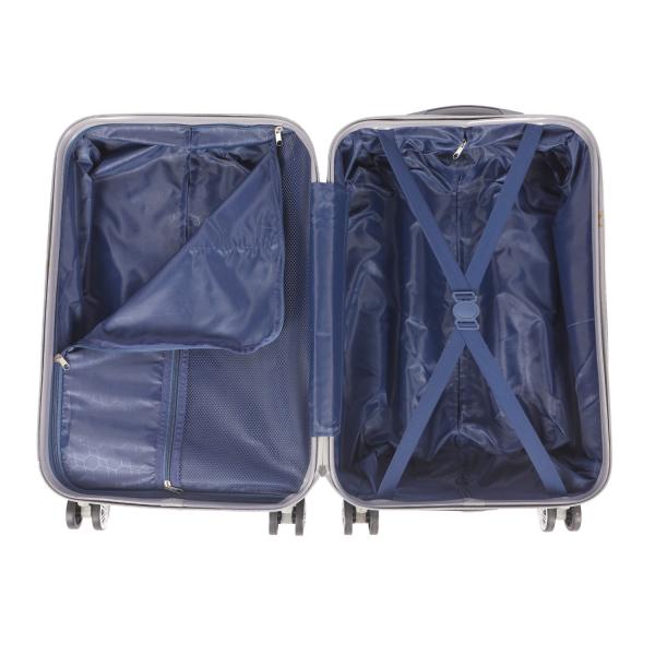 Aluminum Trolley Polycarbonate Print Luggage Sets