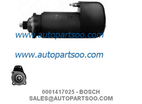 0001417030 - BOSCH Starter Motor 24V 6.6KW 11T MOTORES DE ARRANQUE
