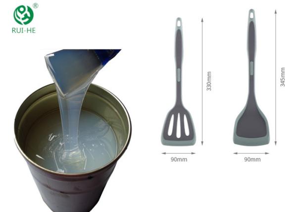 Borracha de silicone líquida Eco-amigável transparente alta de alta temperatura do produto comestível para o Kitchenware