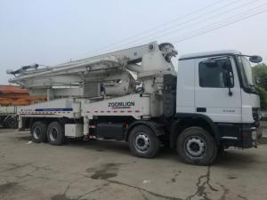 300KW 50m Actros 4141 Concrete Lorry With Pump 2008 Year Large Capacity