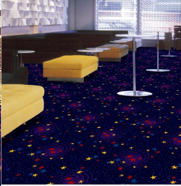 2019 newest gold fireworks pattern Commercial microfiber carpet
